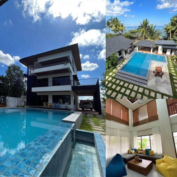 3 Storey Beachfront Villa with Pool by JCV, Đặt  Nasugbu 