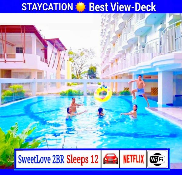 Tagaytay Hideaway 2-Bedrooms, Sleeps 12 in CITYLAND Prime Condo with Big Living room, Kitchen, Free Swimming Pool, 2 Parking, Wi-Fi, Netflix, Perfect View-Deck on 24F rooftop, Đặt  Iruhin Luzon