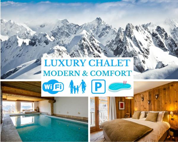 NEW Luxury Chalet Sapins - PRIVATE POOL- Mountains VIEW - Family & Comfort - SPECIAL LAUNCH OFFER, Đặt Nhà gỗ Sainte-Foy-Tarentaise Tarentaise Valley